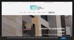 Desktop Screenshot of cartelesinmobiliarios.com