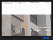Tablet Screenshot of cartelesinmobiliarios.com